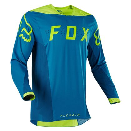 Camiseta de motocross Fox FLEXAIR - MOTH EDICIÓN LIMITADA 2017 - AZUL AMARILLO 2017