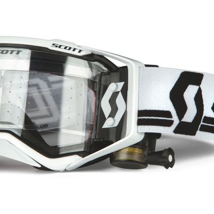 Gafas de motocross Scott PROSPECT SUPER WFS WHITE/BLACK 2023 - Blanco / Negro