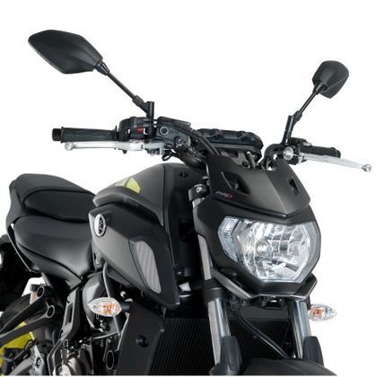 Saute vent Puig SPORT PLUS - Noir Ref : PUI0784 / 1439J YAMAHA 700 MT-07 ABS - 2018 - 2020