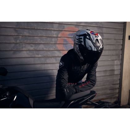 Kask jet Shark SKWAL JET CUP REPLICA ZARCO SUZUKA Mat - Czarny / Biały