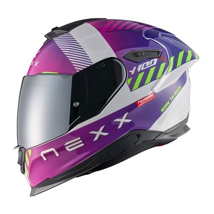 Nexx Y.100R - FADE Helmet - Purple / White