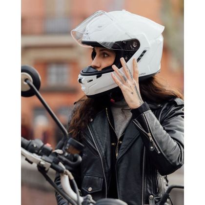Casque intégral Sena PHANTOM AVEC INTERCOM - Blanc