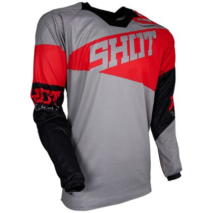 Camiseta de motocross Shot CONTACT INFINITE GREY RED 2018 Ref : SO1116 