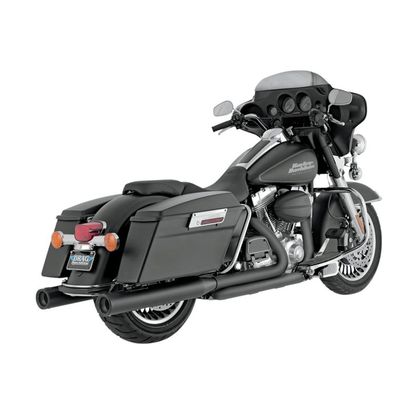 Escape completo Vance & Hines blackout round mufflers