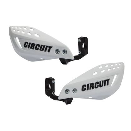 Protèges-mains Circuit Equipement VECTOR universel - Blanc / Noir