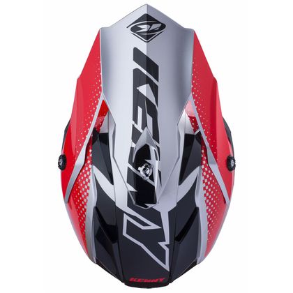 Casque cross Kenny PERFORMANCE - ARGENT ROUGE -  2018