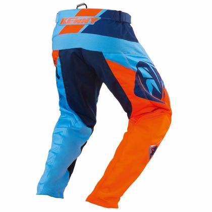 Pantalón de motocross Kenny KID TRACK - AZUL NARANJA -