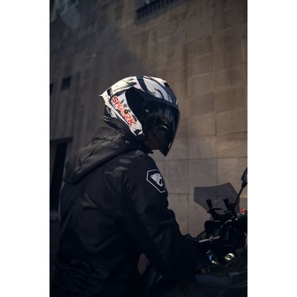 Kask jet Shark SKWAL JET CUP REPLICA ZARCO SUZUKA Mat - Czarny / Biały