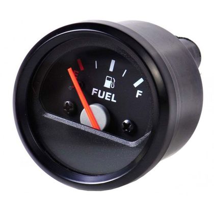 Cuentakilómetros Brazoline Indicador de combustible universal - Negro Ref : 18333 