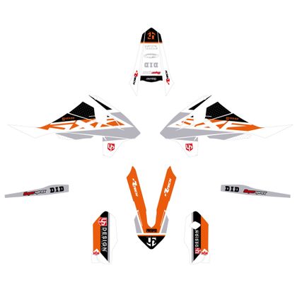 UP Design ROUND Deco kit - Orange / White Ref : UPD0203 / 1843436007L 