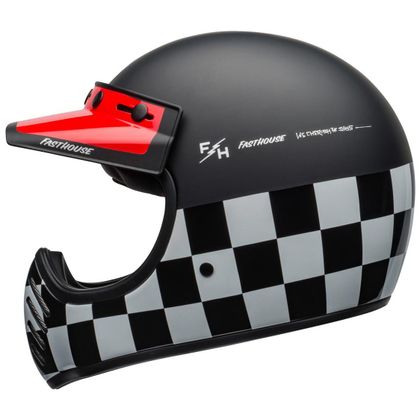 Casque Bell MOTO-3 - FASTHOUSE CHECKERS