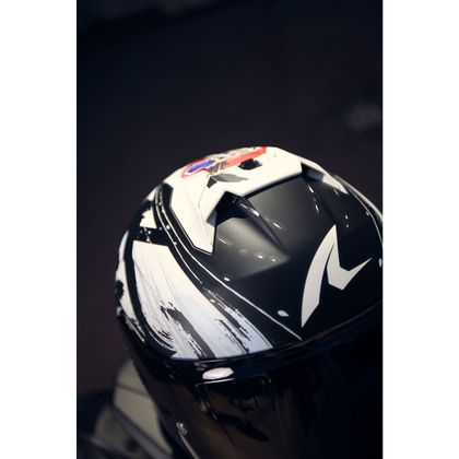Kask jet Shark SKWAL JET CUP REPLICA ZARCO SUZUKA Mat - Czarny / Biały