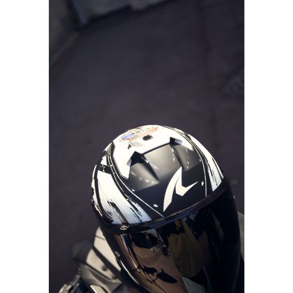 Kask jet Shark SKWAL JET CUP REPLICA ZARCO SUZUKA Mat - Czarny / Biały