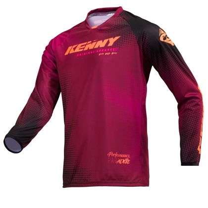 Camiseta de motocross Kenny PERFORMANCE PARADISE BURGUNDY 2020 Ref : KE0955 