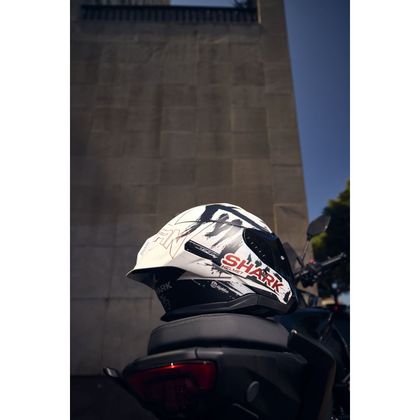 Kask jet Shark SKWAL JET CUP REPLICA ZARCO SUZUKA Mat - Czarny / Biały