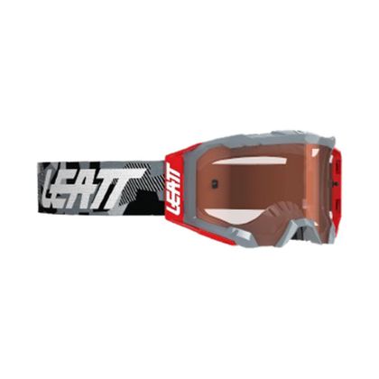 Gafas de motocross Leatt VELOCITY 5.5 2024 - Gris / Rojo