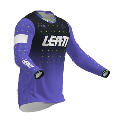 Camiseta de motocross Leatt 4.5 LITE 2024 - Negro / Violeta