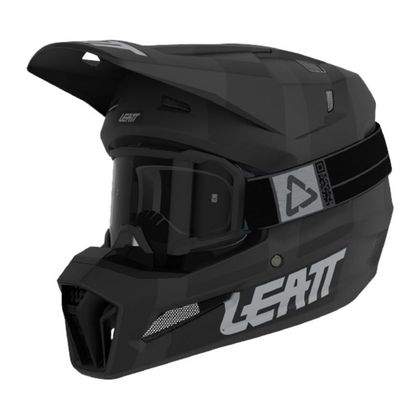 Casco de motocross Leatt 3.5 V24 con gafas 4.5 2024 - Negro