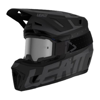 Casco de motocross Leatt 7.5 V23 con gafas 4.5 Iriz 2024 - Negro