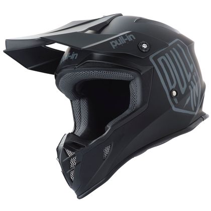 Casco de motocross Pull-in SOLID BLACK 2019 Ref : PUL0232 