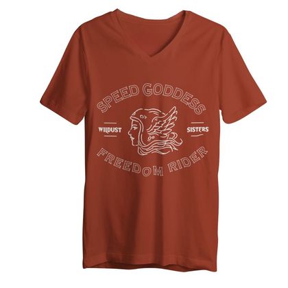 T-Shirt manches courtes Wildust SPEED GODDESS - Rojo Ref : WILD0028 