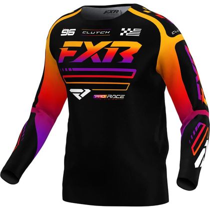 FXR CLUTCH ENFANT 2026 Cross jersey - Black / Multicolour Ref : FXR0882 