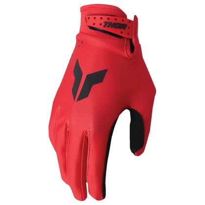Thor LAUNCH - SPLIT - KINDER Cross-Handschuhe - Schwarz / Rot Ref : TO3296 