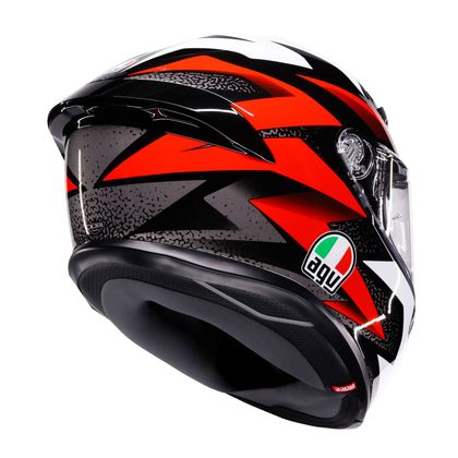 Casque intégral AGV K6 S - BRAVEN - Noir / Rouge