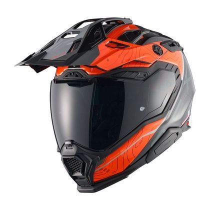 Casque Nexx X.WED3 - FURKA - Orange / Gris Ref : NE0636-C56202 