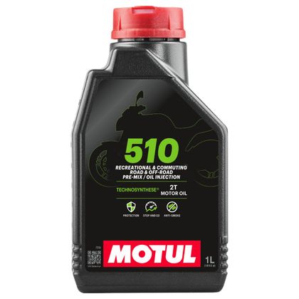 Huile moteur Motul 510 2T 1L Universel Ref : MOT0038 / 104028 