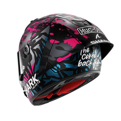 Casque intégral Shark AERON-GP FIM RACING #2 REPLICA REDDING Mat - Carbone / Bleu