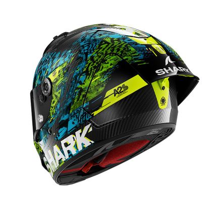 Shark AERON-GP FIM RACING #2 SPEED-VIB Integraalhelm - Blauw / Groen