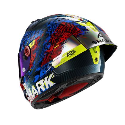 Casque intégral Shark AERON-GP FIM RACING #2 SPEED-VIB - Bleu / Rouge