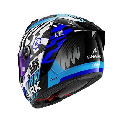 Shark AERON SPEED-FANCY Integralhelm - Carbon / Weiß