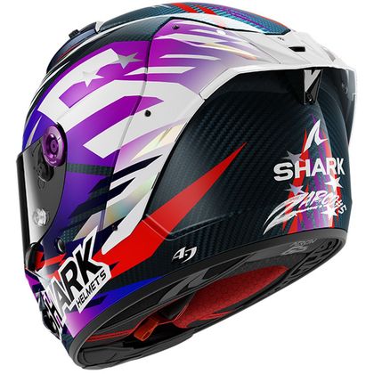 Casque intégral Shark AERON REPLICA ZARCO SIGNATURE 2026 - Carbone / Violet