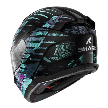 Shark D-SKWAL 3 REPTAIA Integraalhelm - Zwart / Zwart