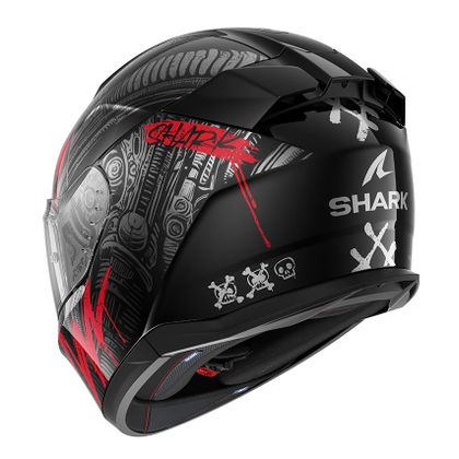 Shark D-SKWAL 3 SHIEVER Integralhelm - Schwarz / Rot