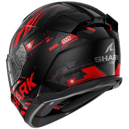 Kask integralny Shark D-SKWAL 3 SKILFUL - Czarny / Czerwony