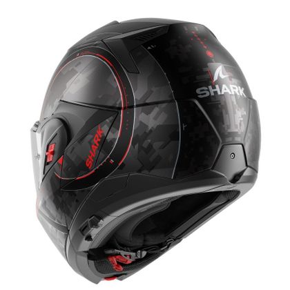 Cască modulară Shark OXO GANG Mat - Negru / Griș