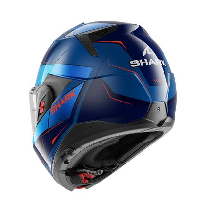 Casque modulable Shark OXO MEKARIUM - Bleu / Orange