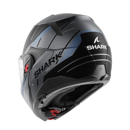 Shark OXO RYDGER Modularer Helm - Grau / Blau