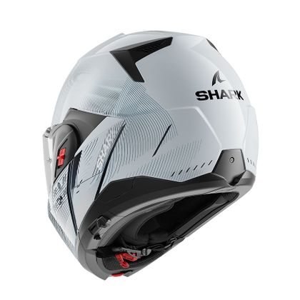 Casque modulable Shark OXO SPEED-TECH - Silver White Black