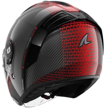Shark RS JET IKONIK Jet-Helm - Schwarz / Rot