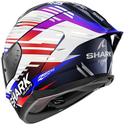 Kask integralny Shark SKWAL CUP REPLICA ZARCO GP DE FRANCE 2026 - Niebieski / Czerwony