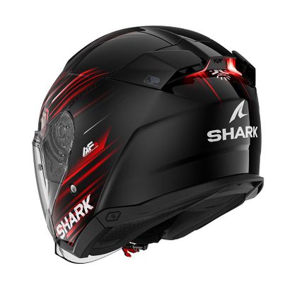 Casque intégral Shark SKWAL i3 JET LIGHT-BLUR - Noir / Rouge