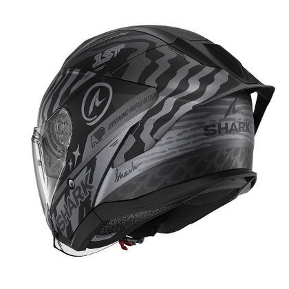 Shark SKWAL JET CUP SPEED-FANCY Jethelm - Zwart / Grijs