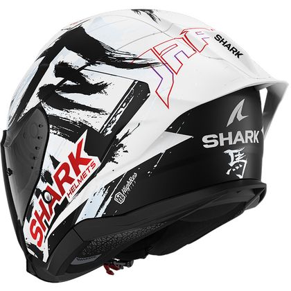 Kask jet Shark SKWAL JET CUP REPLICA ZARCO SUZUKA Mat - Czarny / Biały