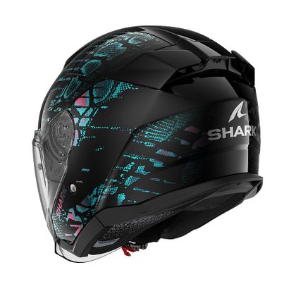 Shark SKWAL JET REPTAIA Jet helmet - Black / Purple