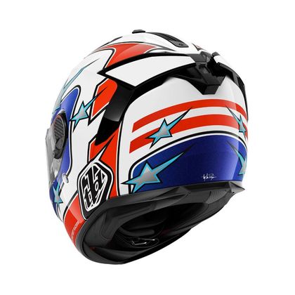 Shark SPARTAN GT PRO - FLAGSTAFF x TROYLEE DESIGN Helm - Wit / Blauw
