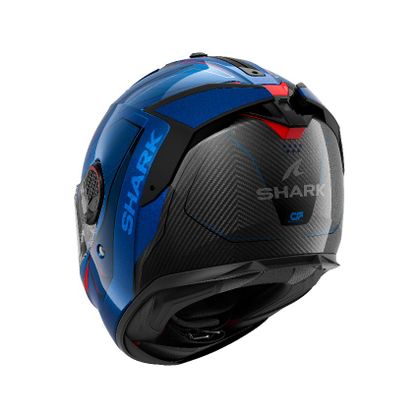 Shark SPARTAN GT PRO CARBON - MEKARIUM Integraalhelm - Blauw / Oranje